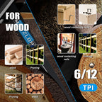MUOZLOP 35 Pack Reciprocating Saw Blades Set