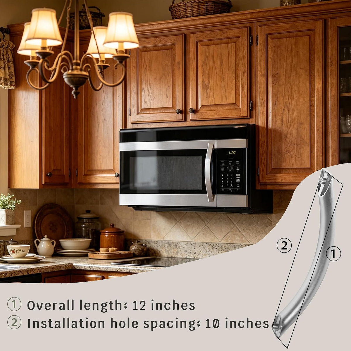 MEB41909001 Microwave Handle Compatible with LG
