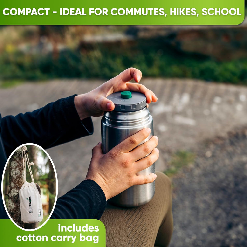 Soup Thermos for Adults - 34 oz Vacuum Stainless Steel Thermal Lunch Box, Leakproof Thermos for Hot Food, Wide Mouth