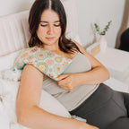 Large Microwave Heating Pad with Flax Seed, Scented or Unscented, Good for Back Pain or Cramps, Moist Heat Therapy or