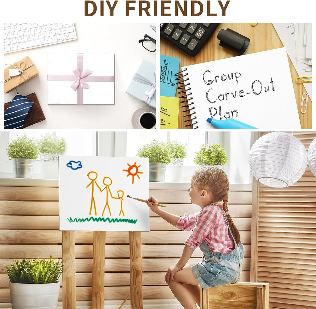 Chipboard Sheets 8.5" X 11", 25 Sheets of 40PT (Point) Chip Board for Book Binding, Perfect for Scrapbooking