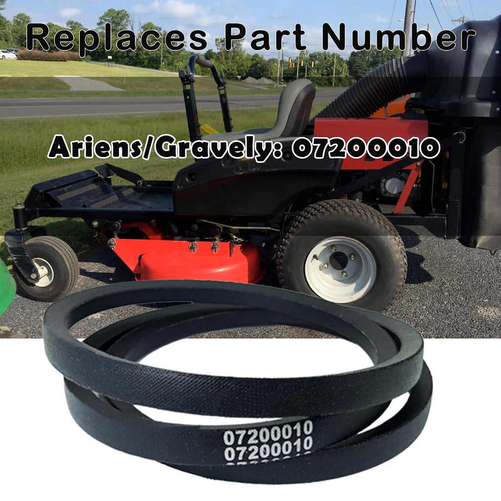 07200010 Drive Belt for Ariens 915131,915141,915143,915151,915155,915157,915159,915161,915169,915171 / Gravely 915130,915140,915142,915144,915146,915148,915150,915168,915170,915178/53.75 inches