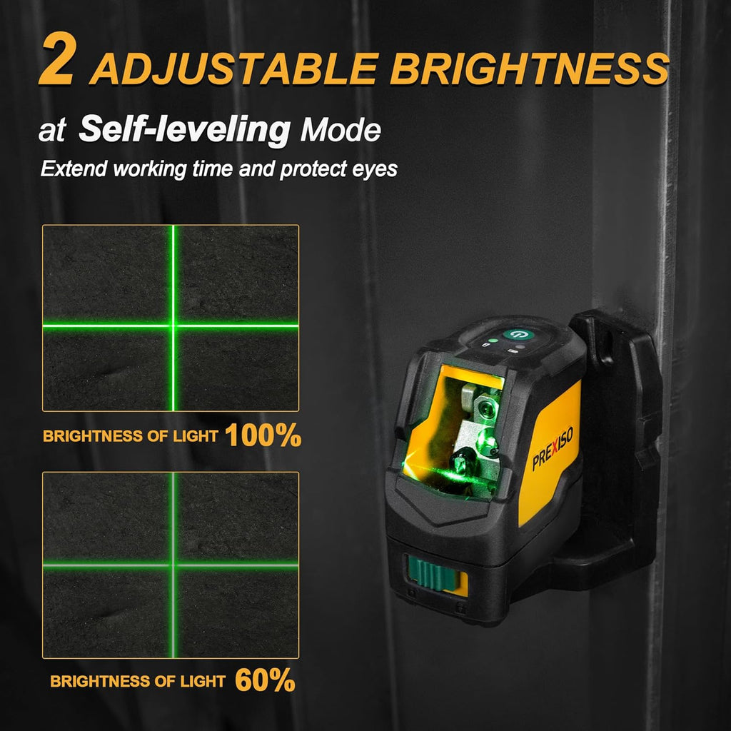 Laser Level with Tripod, IP54 Professional 150 Wide Angle - 100Ft Cross Laser Line Tool for Construction, Ceiling