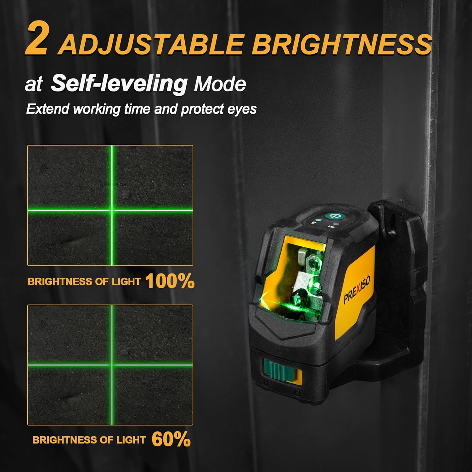 Laser Level with Tripod, IP54 Professional 150 Wide Angle - 100Ft Cross Laser Line Tool for Construction, Ceiling