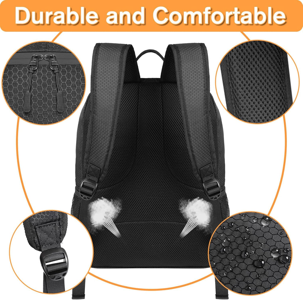 Soccer Backpack,Soccer Bag with Ball Holder, Water resistant Sport Equipment Bags Fit Basketball Volleyball Football