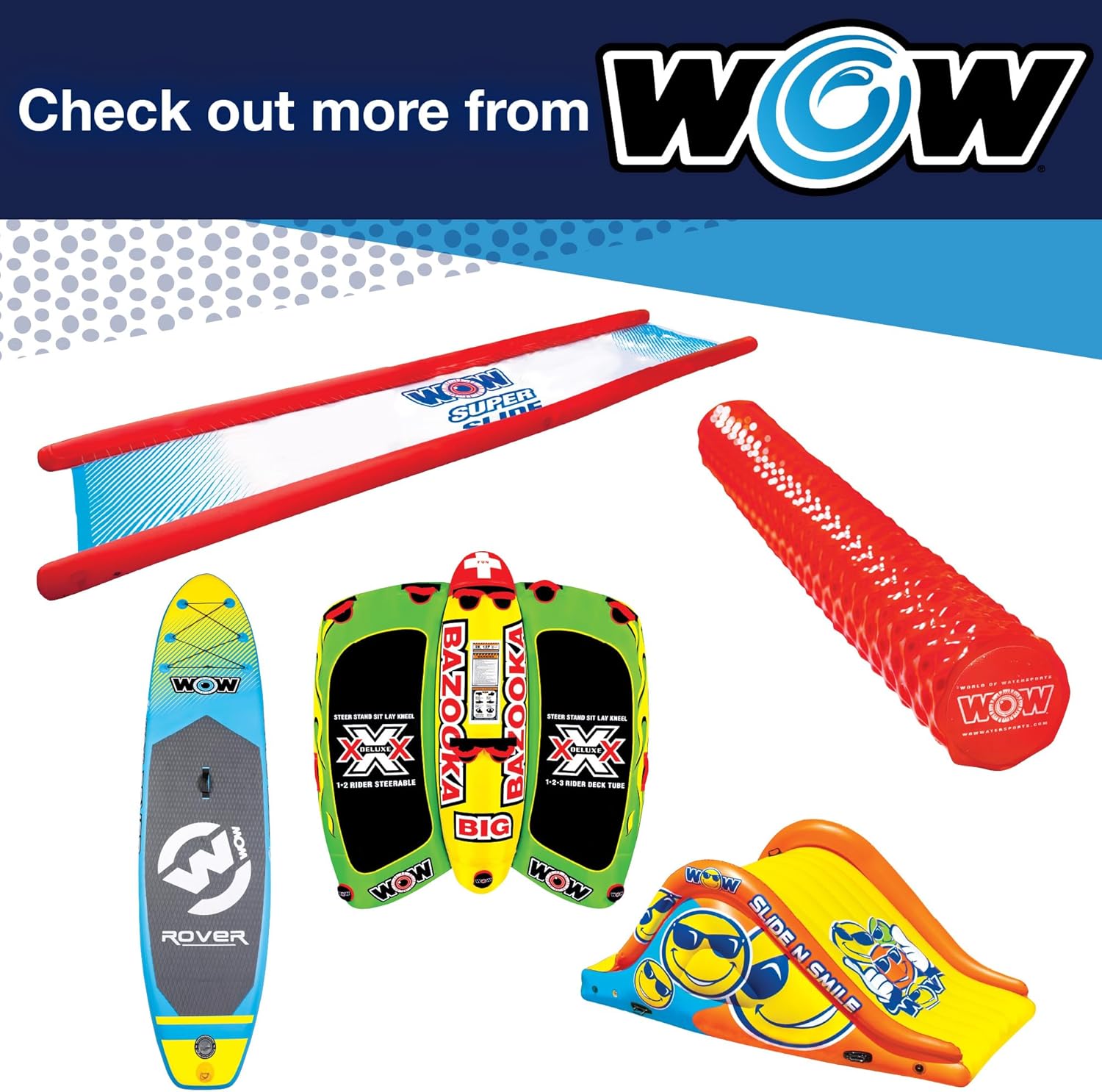 Cascade Inflatable Pool Slide - Blow Up Waterslide - Built-in Water Sprinkler