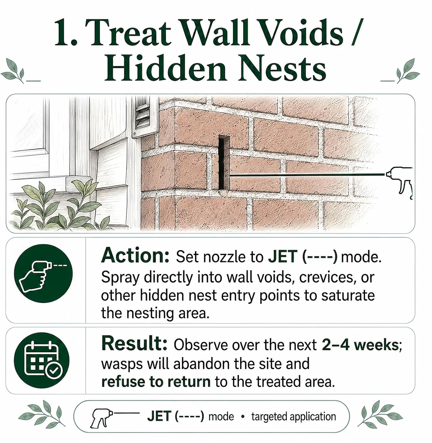 Natural Wasp & Hornet Killer, Ground Wasp Nest Spray, Wasp Concentrate