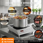 3500W Commercial Induction Cooktop, 220V Induction Hot Plate