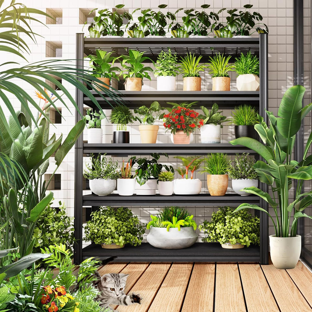 Storage Shelves, 2500lbs Garage Shelving,Adjustable Heavy Duty Shelving Unit,5T Tall Garage Shelves，Metal Standing