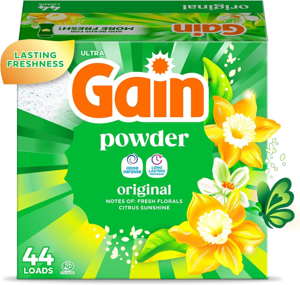 Powder Laundry Detergent, Original Scent, 44 Loads, 40 OZ