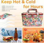 Collapsible 20L Leakproof Insulated Cooler Bag