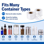 3 Rolls Mini Stretch Wrap for Bottles Jars Seals, 2in x 3150ft