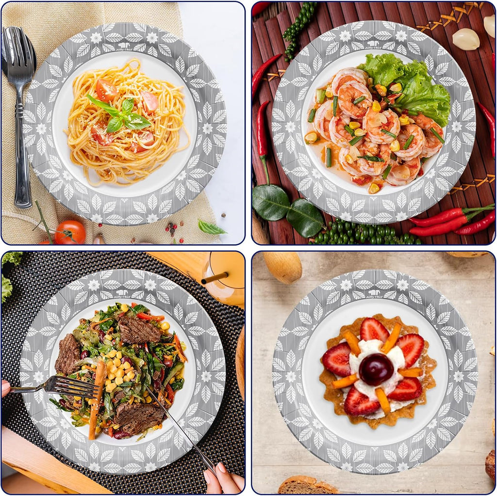 10 inch 140 Pack Disposable Paper Plates
