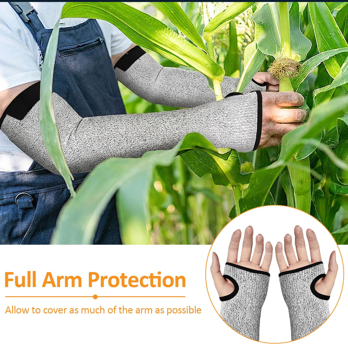 Cut Resistant Sleeves, Protective Arm Sleeves, Gardening Sleeves