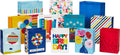 Gift Bag Assortment, 12-Pack, 3 Sizes (Birthday, Stripes, Dots)