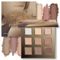 UCANBE 9 Colors Matte Eyeshadow Palette, Neutral Nude Brown Eye Makeup, Warm Highly Pigmented Blendable Smooth for
