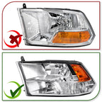 Headlights Assembly For 2009-2018 Dodge Ram 1500 2500 3500