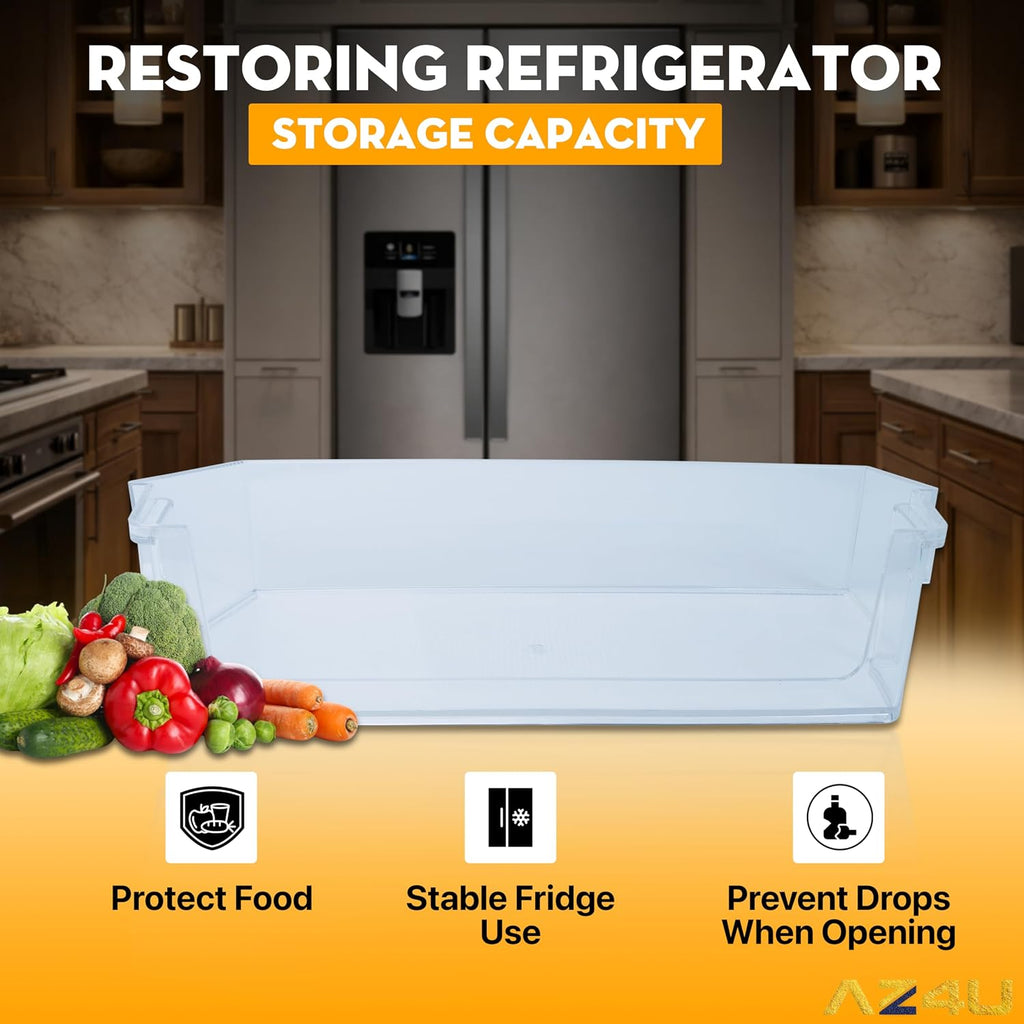 AZ4U Replacement For Whirlpool Refrigerator Door Shelf WRS325SDHZ00 WRS325SDHZ01 WRS325SDHZ04 WRS325SDHZ05 WRS321SDHZ00 WRS321SDHZ01 WRS321SDHZ04 WRS321SDHZ05 WRS325SDHW01 WRS325SDHW05 Refrigerator