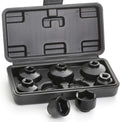 Fuel Filter Cap Removal Tool and Installer 7 Pieces Low Profile Oil Canister Socket Set 24mm 27mm, 29mm, 30mm, 32mm