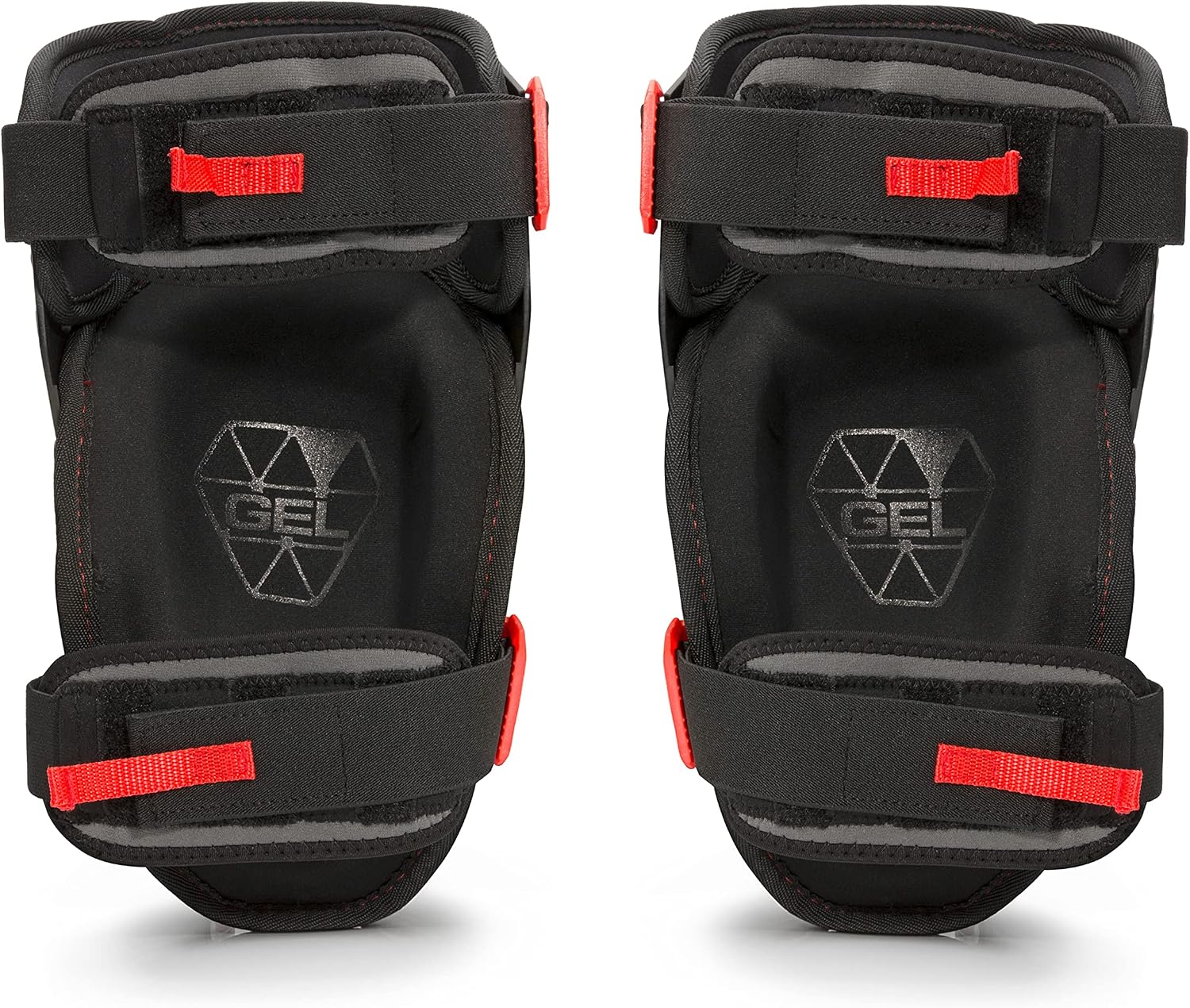 Impact-Absorbing Gel Knee Pads with Thigh Stabilization, Ideal for Flooring/Roofing, Adjustable (1 pair)