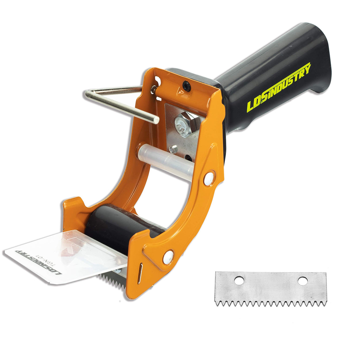 Rapid-Replace Packing Tape Dispenser Gun with Extra Blade by LDS Industry, 2 in (50mm) Lightweight Ergonomic