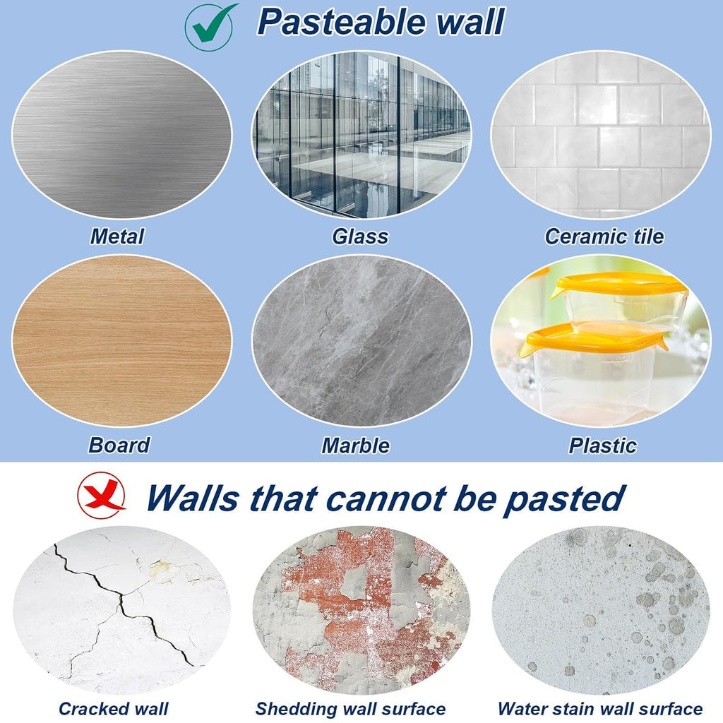 150Pcs Double Sided Foam Tape Sticky Mounting Pads for Wall Crafts