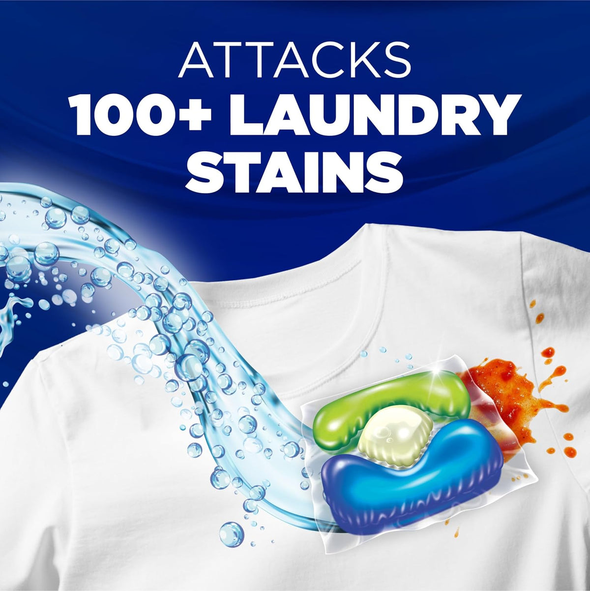 Plus OxiClean 5-in-1 Laundry Detergent Power Paks, 42 Count