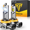 H11/H9/H8 Light Bulbs, 100,000LM 12X Super Brighter, OEM Size | 6500K Cool White H11/H9 Fog Light Bulbs and Off-Road