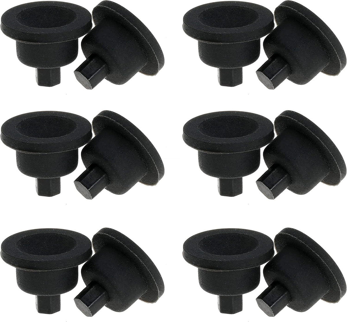 Stove Grate Rubber Feet Replacement for Wolf for Subzero Gas Cooktop Range Burner Rubber Grate Bumper Pads 12 Pack