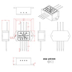 Forward and Reverse Relay Module for Motor/Linear Actuator, Reversing Relay Module (DC 24V)