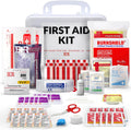 10 Person First Aid Kit - OSHA and ANSI Class A Compliant, Fully stocked Emergency Kit for Home, Office or
