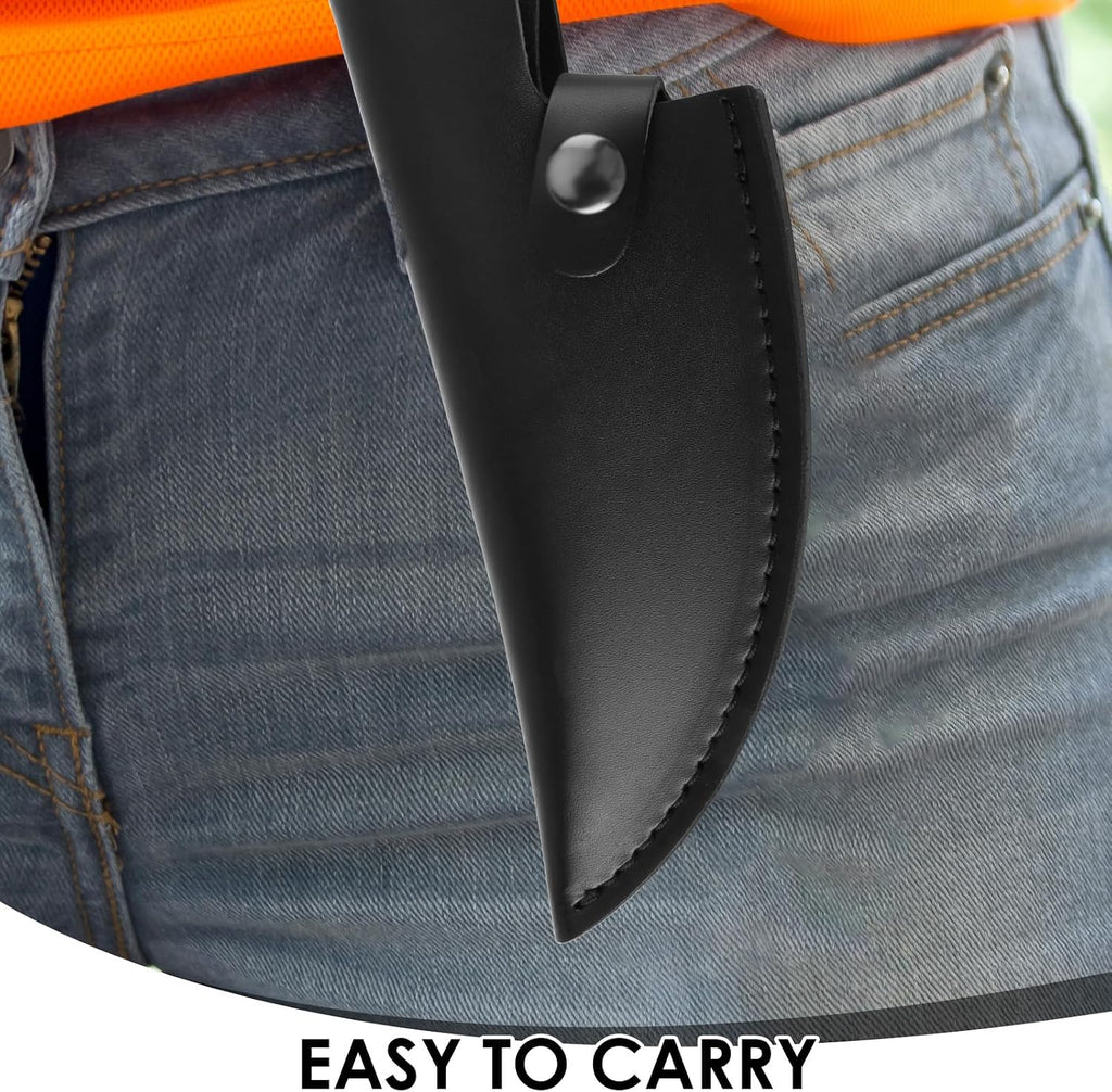 6 Inch PU Leather Knife Sheath for Matsato Knives, Universal PU Leather Sheath with Belt Loop for Kitchen Chef and