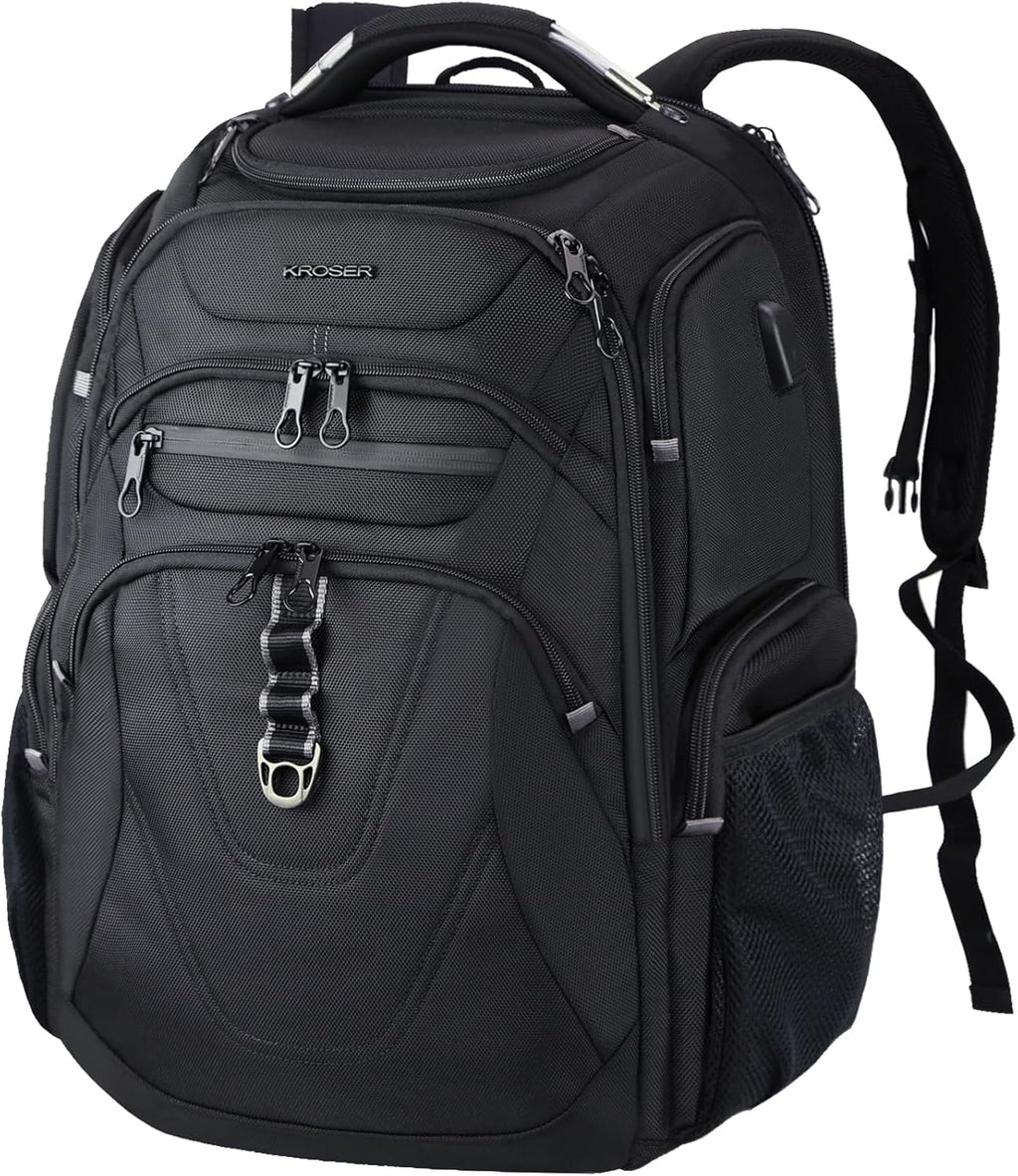 TSA Friendly Travel Laptop Backpack 18.4 inch XXXL Gaming Backpack Water-Repellent College Daypack Business Backpack