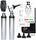 Combo Otoscope Oph Set - Multi-Function Otoscope/Opthalmoscope for Ear & Eye Examination with Portable Carry Case