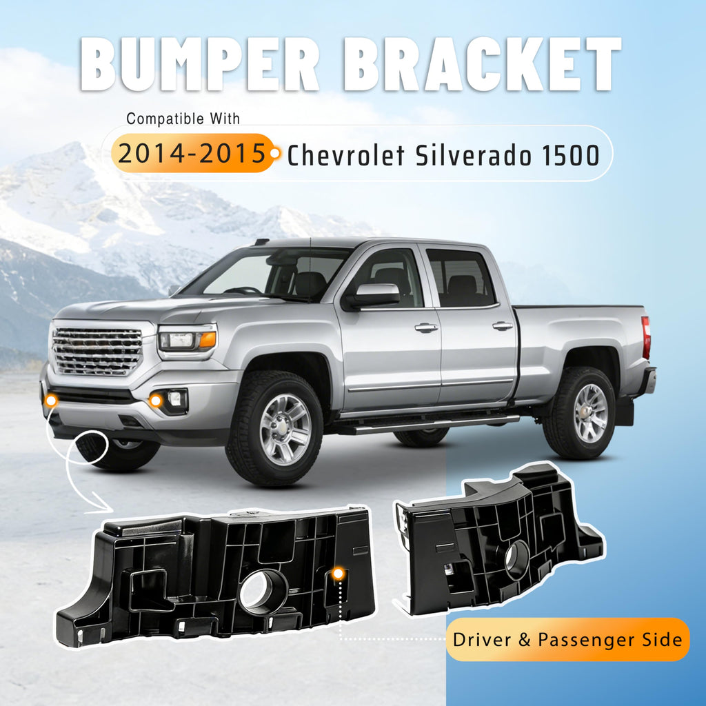 KUAFU Bumper Bracket Compatible with 2014-2015 Silverado