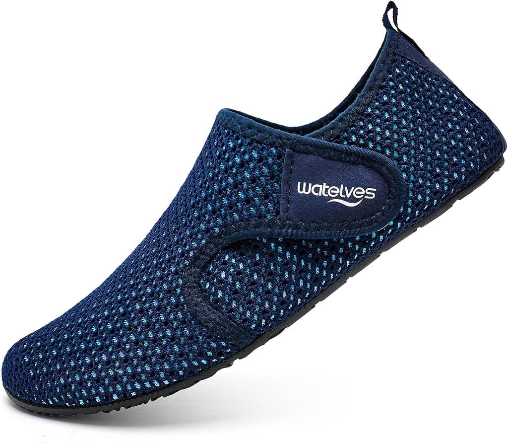 Water Shoes for Women Men Swim Beach Aqua Socks Quick Dry Barefoot House Slippers Travel Shoes with Adjustable Magic
