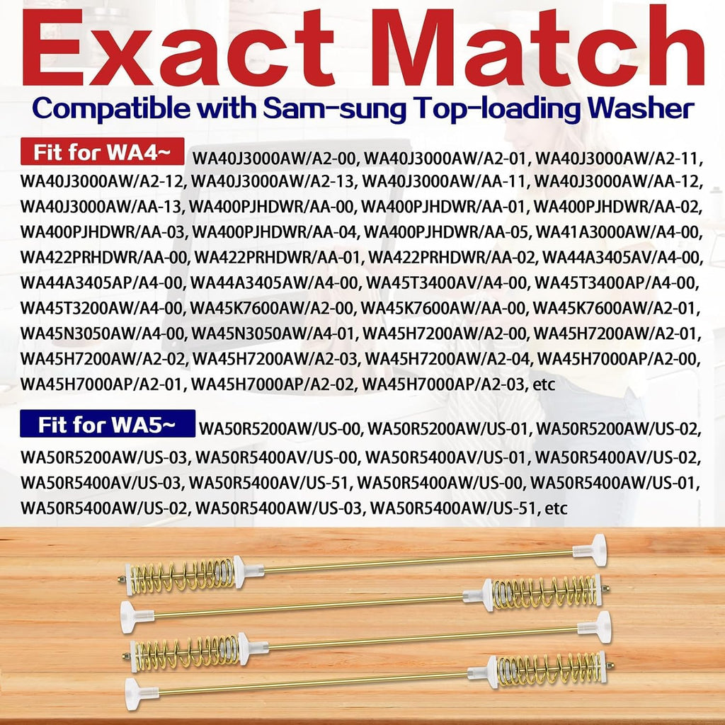 WA44A3405AV/A4 WA44A3405AW/A4 Washer Suspension Rod Fit for Sam-Sung