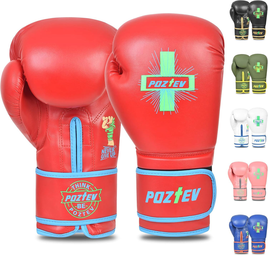 Boxing Gloves for Men & Women Professional Workout Gloves for Sparring, Heavy Bag Training - Muay Thai Focus Mitts
