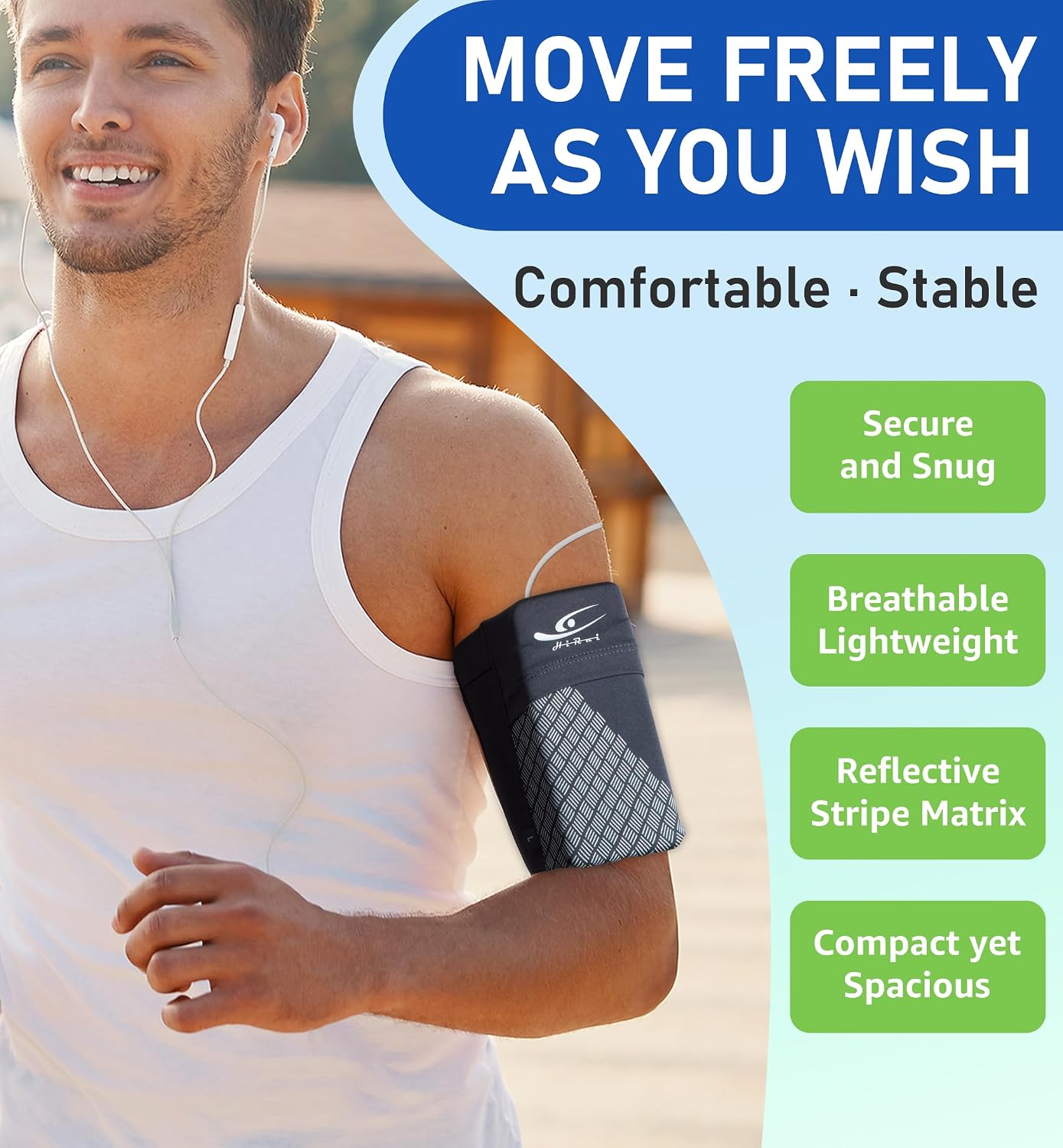 Universal Sports Armband Cell Phone Armband Sleeves Running Armband for Exercise Workout, Compatible with iPhone
