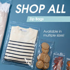 2” X 3” (1000 Count) 2 Mil Clear Reclosable Zip Plastic Poly Bags