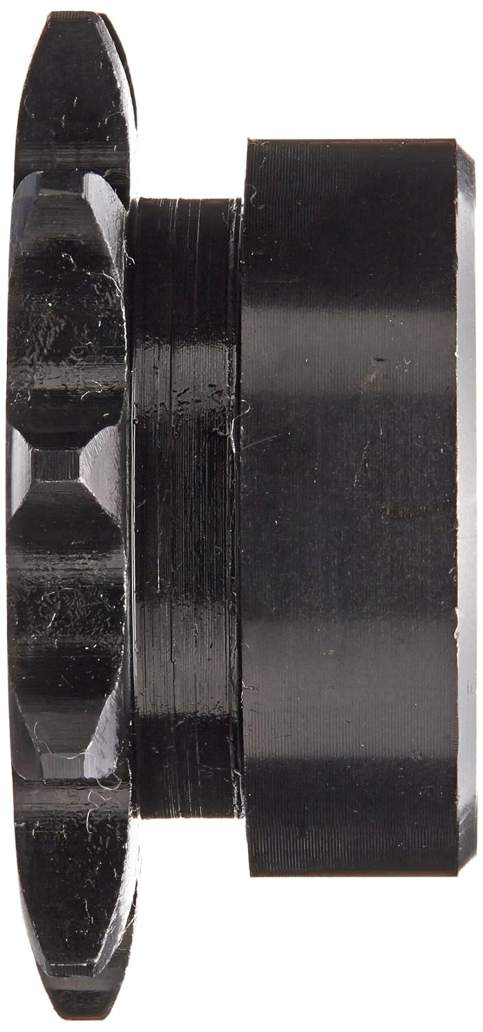 Morse Browning 41B11 Minimum Bore Roller Chain Sprocket, Single Strand, Steel, 1/2" Stocked Bore, 11 Teeth