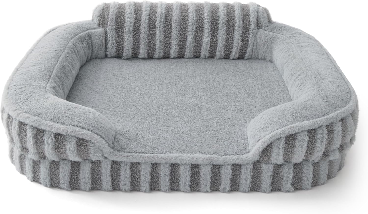 Cute Dog Bed Medium Size Dog, Orthopedic Waterproof Medium Pet Beds with Sides, High Back Non-Slip Bottom and