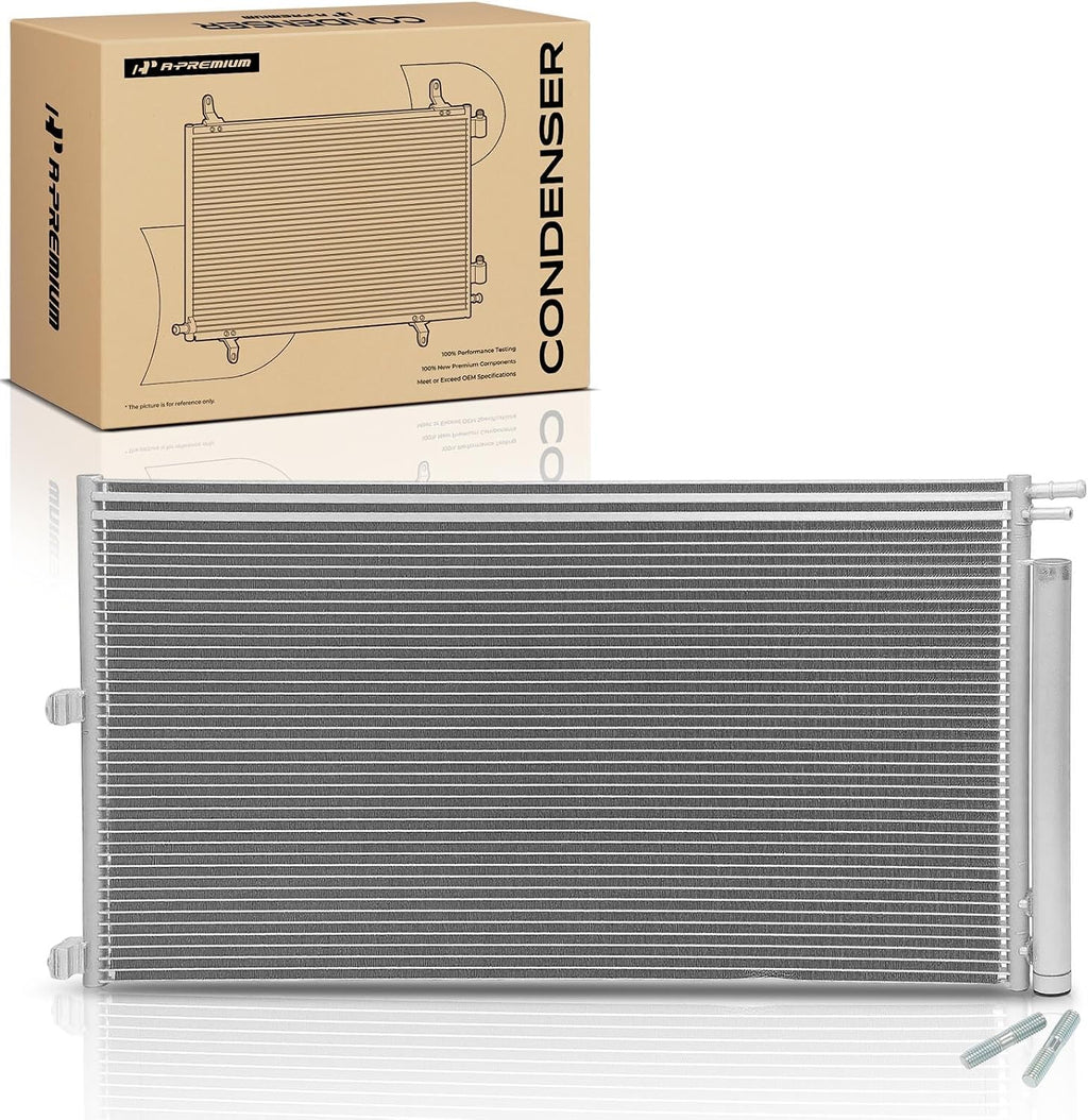 A-Premium Air Conditioning Condenser Compatible with Ford & Lincoln