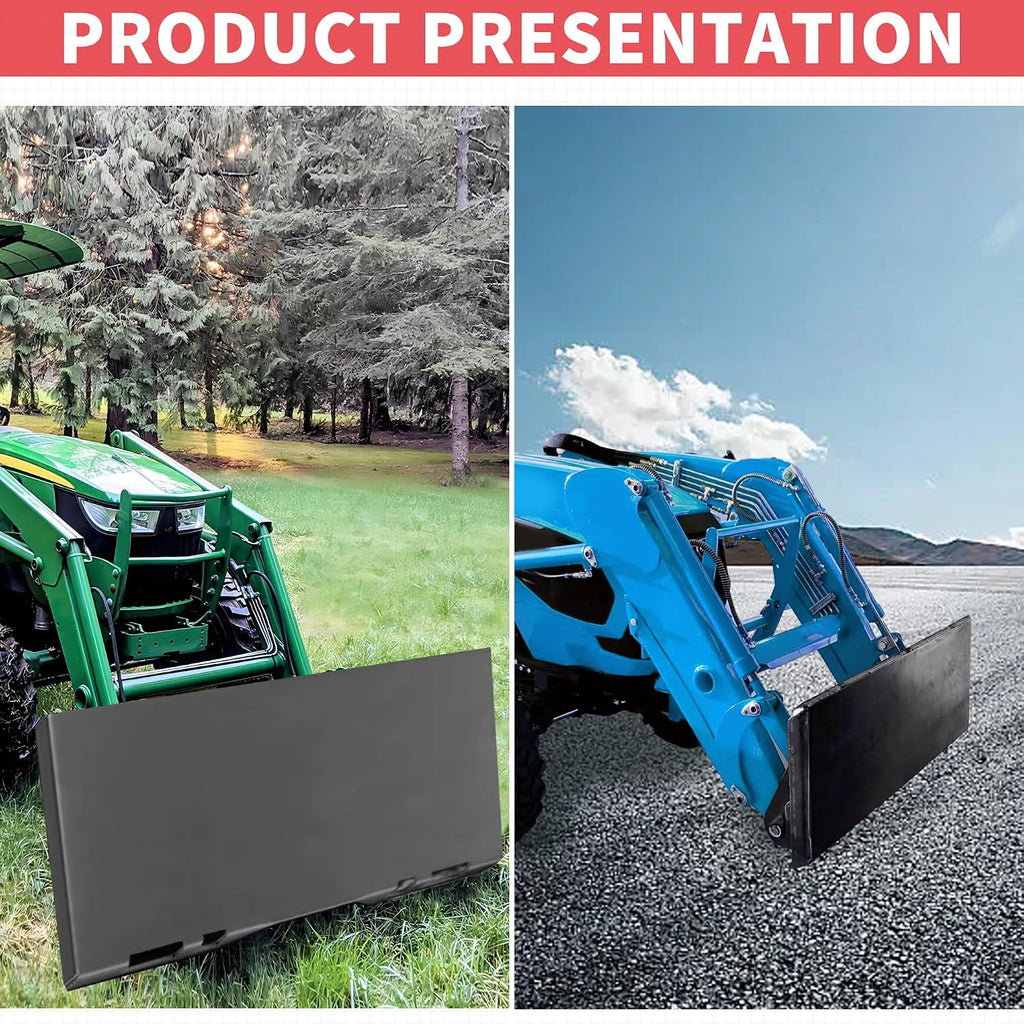1/2" Skid Steer Mount Plate Quick Tach Attachment Compatible with Kubota | Compatible with Bobcat Kubota, with One