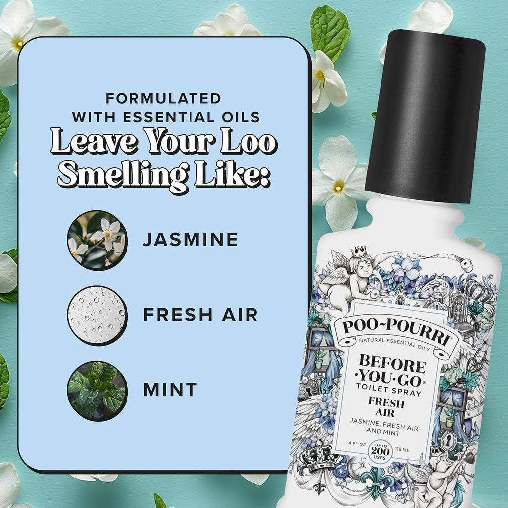 Before-You-Go Toilet Spray, Fresh Air, 4 Fl Oz