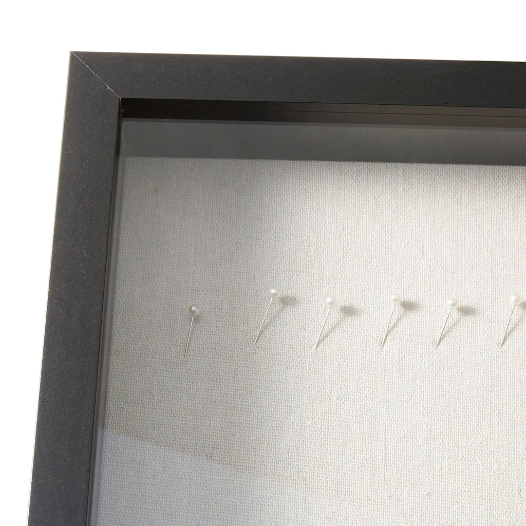 8.5" x 11" Shadow Box Wood Rectangular Frame for Display Photos, Memorabilia, Black