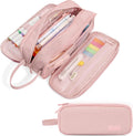 Large Capacity Pencil Case with 3 Compartment, Extra Big Pencil Pouch, Pencil Bag with Zipper, Cute High Stationery