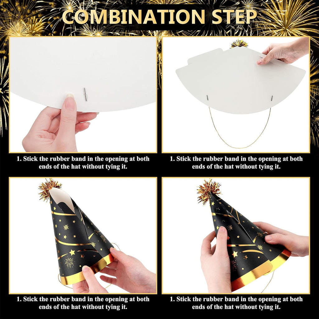 56 PCS New Year’s Eve Party Supplies for New Year's Eve Party Favors | New Year’s Eve Party Supplies Including Happy