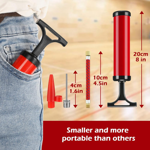 10 Pcs Ball Pump for Sports Balls Pump with Needle and Extension Hose Bulk for Basketball Football Soccer Volleyball