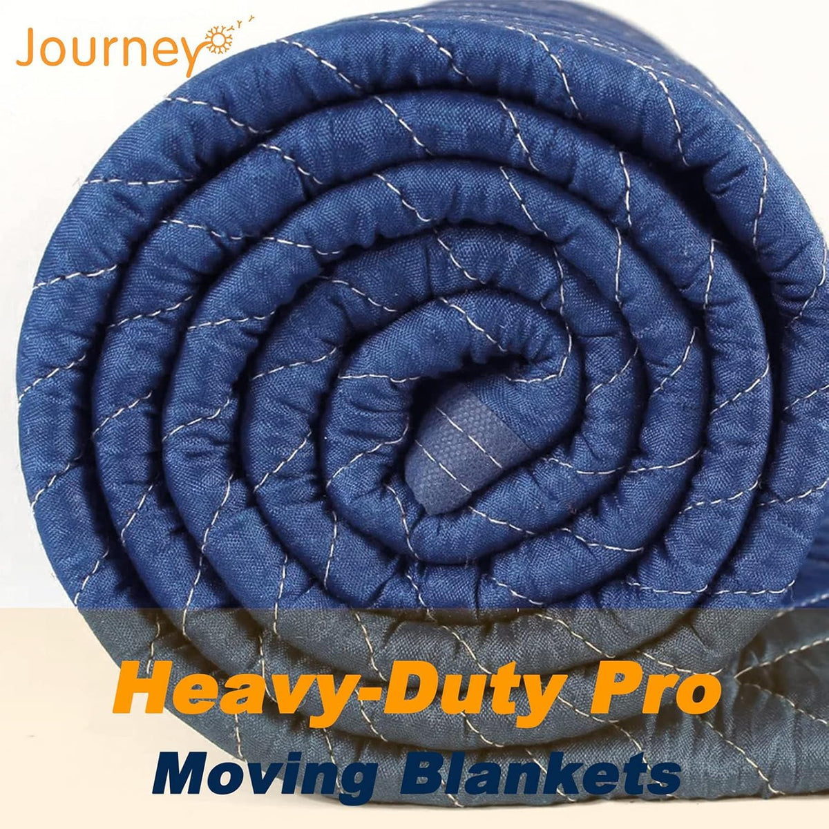 Padded Moving & Packing Blankets-Heavy Duty Pro - 80" x 72" (90lb/dz Weight) - Furniture Shipping Pads for Moving and